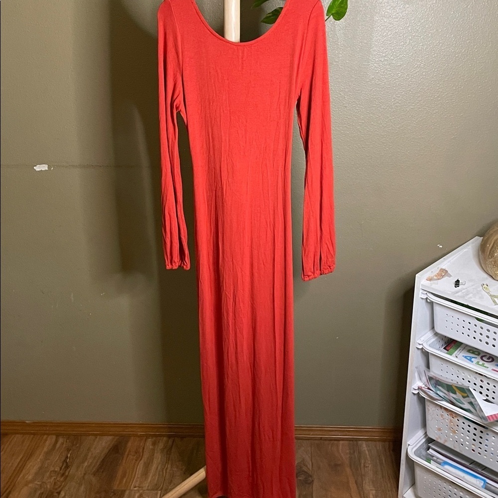 Long Red Maxi Dress